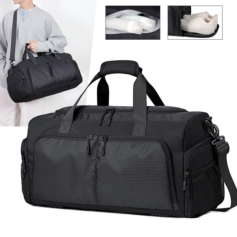 Custom Shoe-Compartment Yoga Travel Bag
