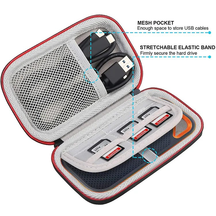 Custom EVA Portable Hard Drive Case OEM development