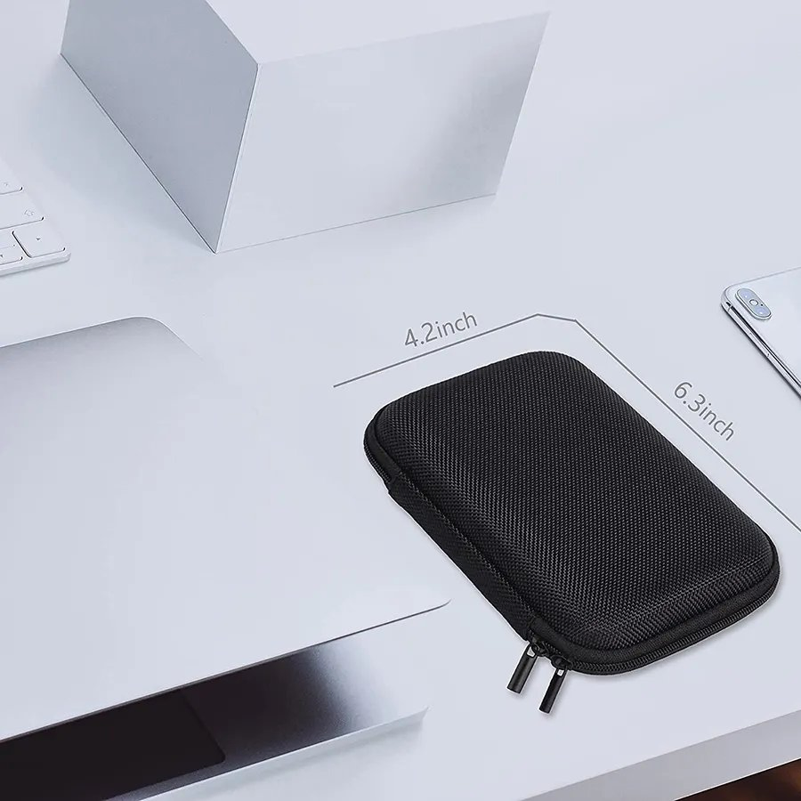 Custom EVA Hard Drive & Charger Case real product view 4