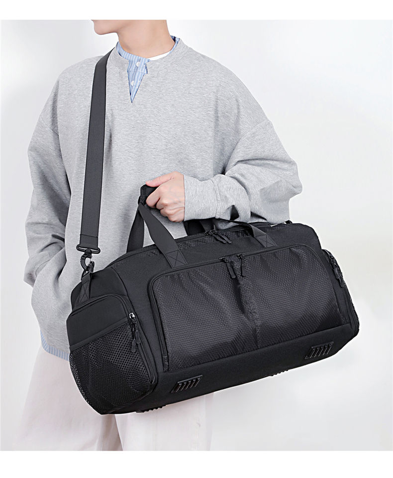 Custom Shoe-Compartment Yoga Travel Bag view 6