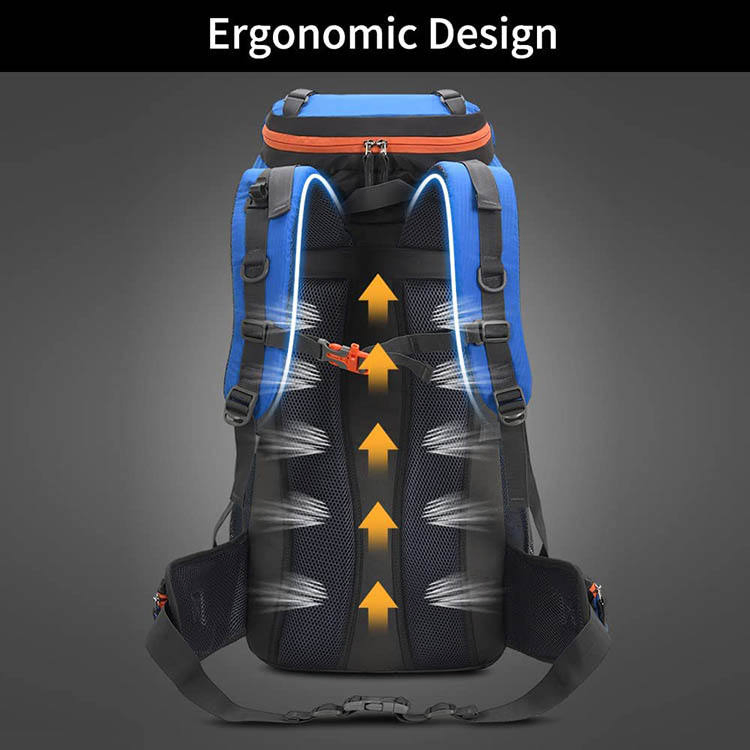 Custom 60L Hiking Backpack view 4