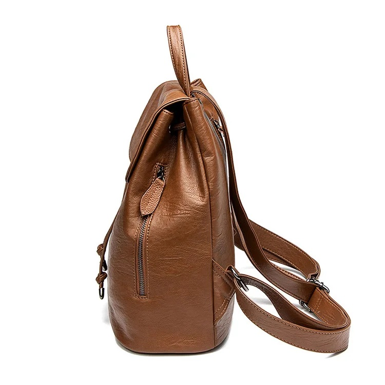 Custom Women's Flap Laptop Backpack view 4