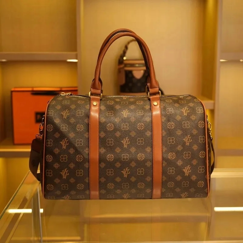 Custom PU Leather Weekend Duffel view 5
