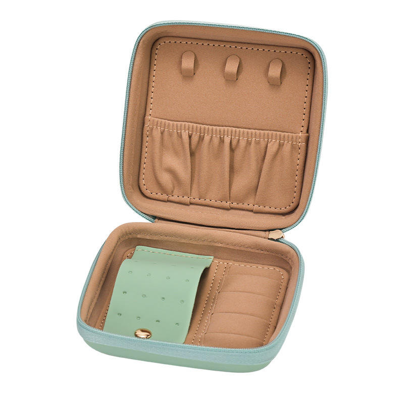 Custom Premium Zipper Jewelry Box OEM development