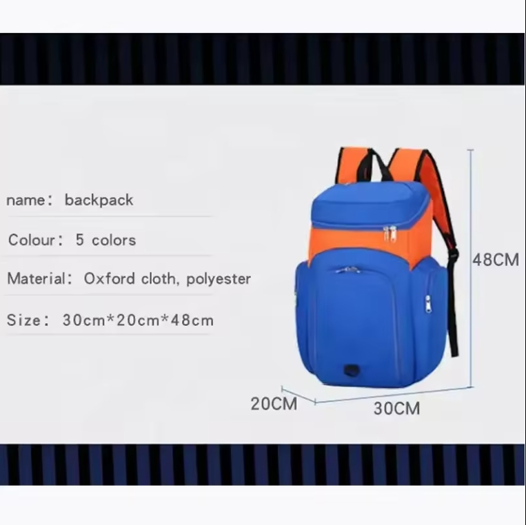 Custom Roll-Top Sports Backpack view 5