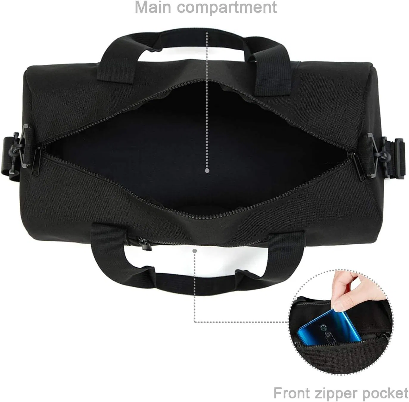 Custom Lightweight Carry-on Duffel view 3