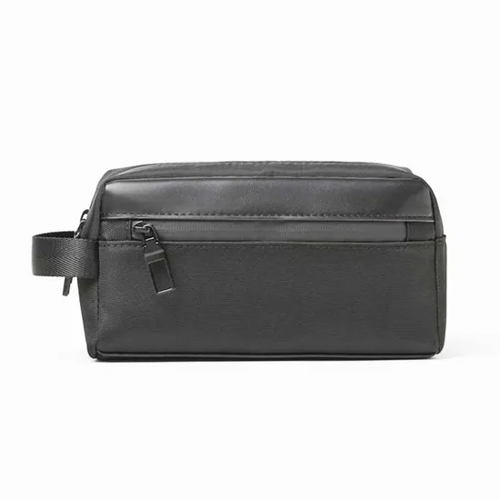 Custom Dual-Compartment PU Toiletry Bag view 2