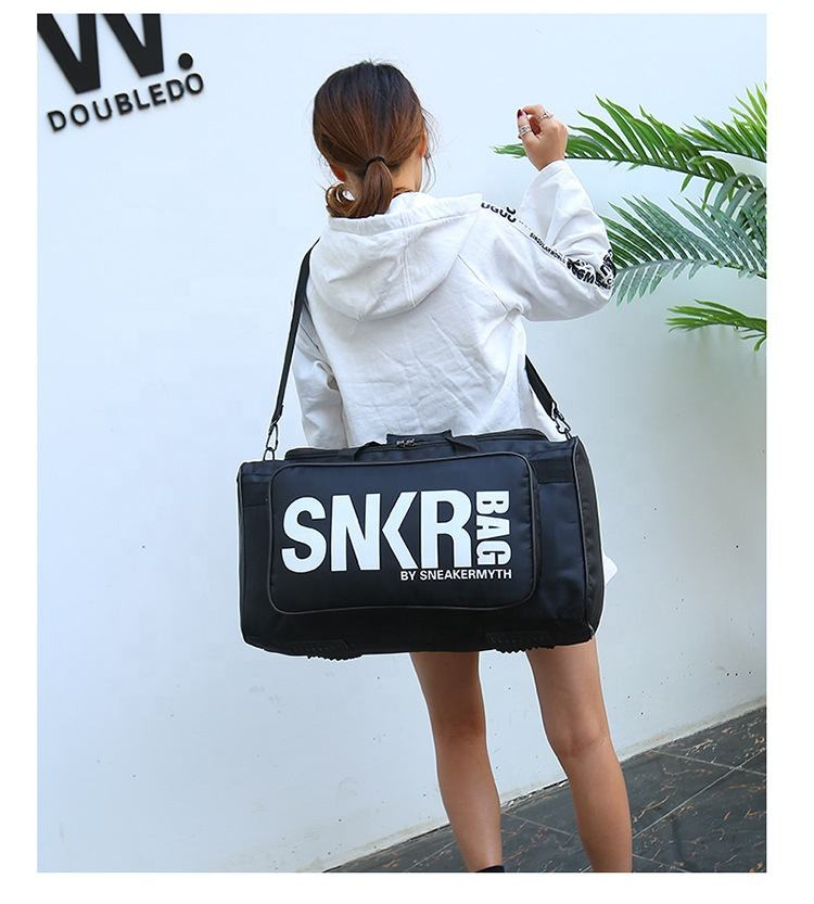 Custom Men's Sneaker-Compartment Duffel view 5