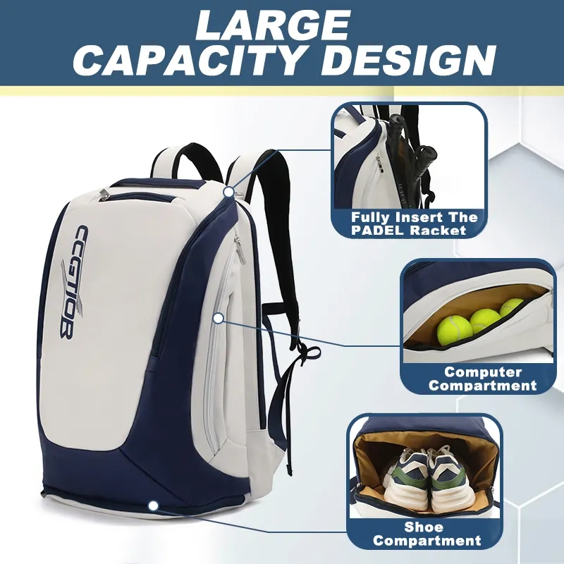 Custom Pickleball Duffel Backpack view 4