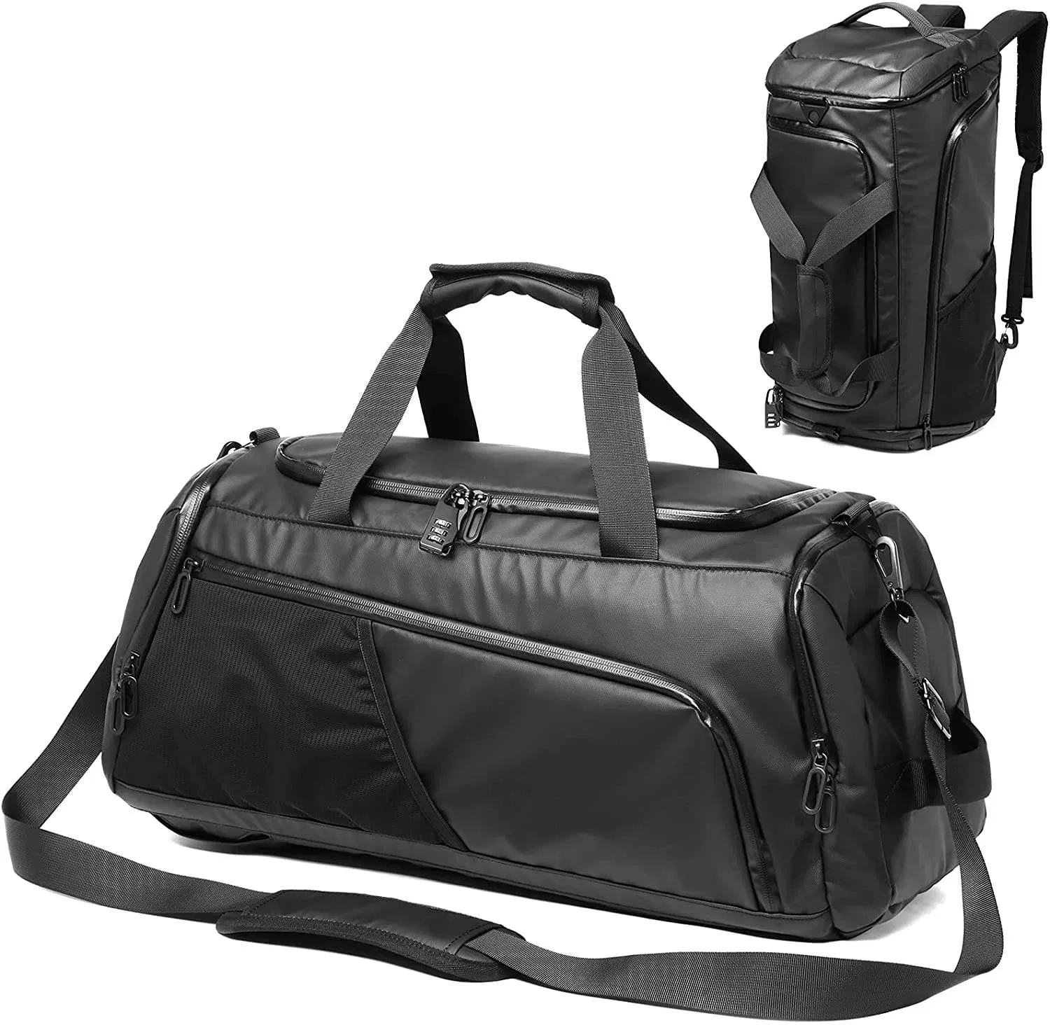 Custom Waterproof Shoe-Compartment Duffel view 1