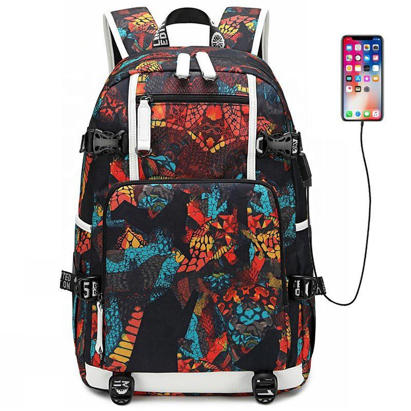 CR1519 Custom USB School Laptop Backpack