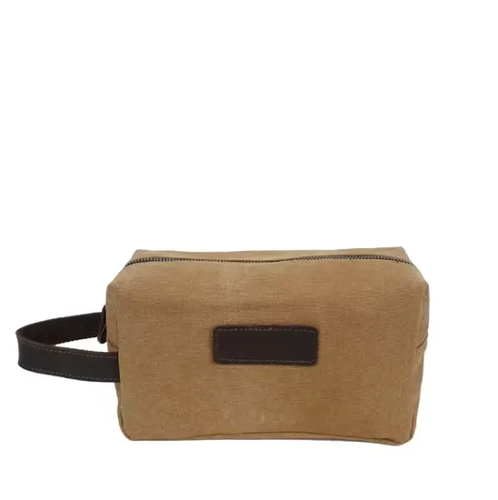 Custom canvas cosmetic clutch product view 4