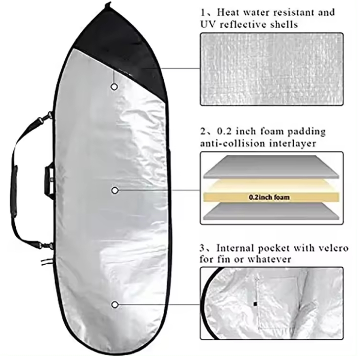 CR336 Custom Padded Surfboard Travel Bag