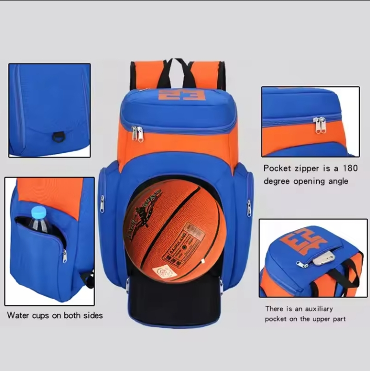 Custom Roll-Top Sports Backpack view 6