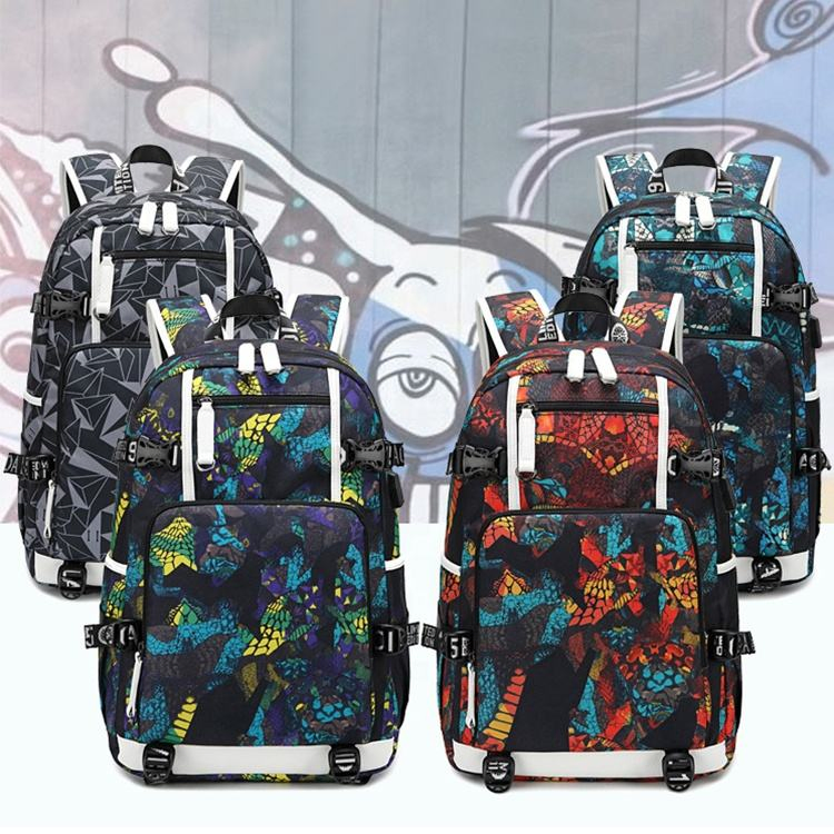 Custom USB School Laptop Backpack view 5