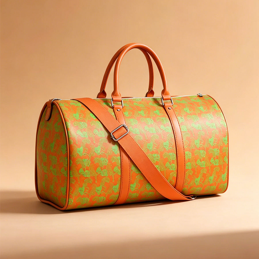 Custom Printed PU Weekender Duffel view 1