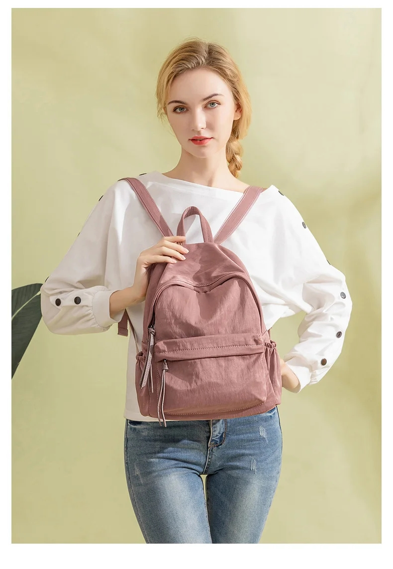 Custom Women's Oxford Travel Backpack view 4