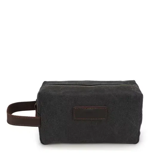 Custom canvas cosmetic clutch product view 3