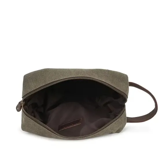 Custom canvas cosmetic clutch product view 5