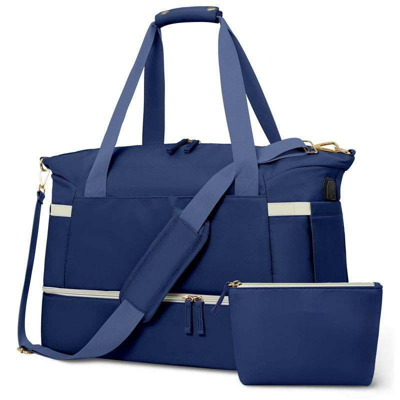 Custom USB Charging Travel Gym Bag view 1
