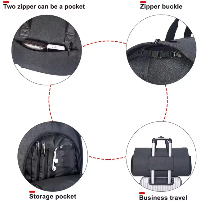 Custom Garment Weekender Duffel view 3