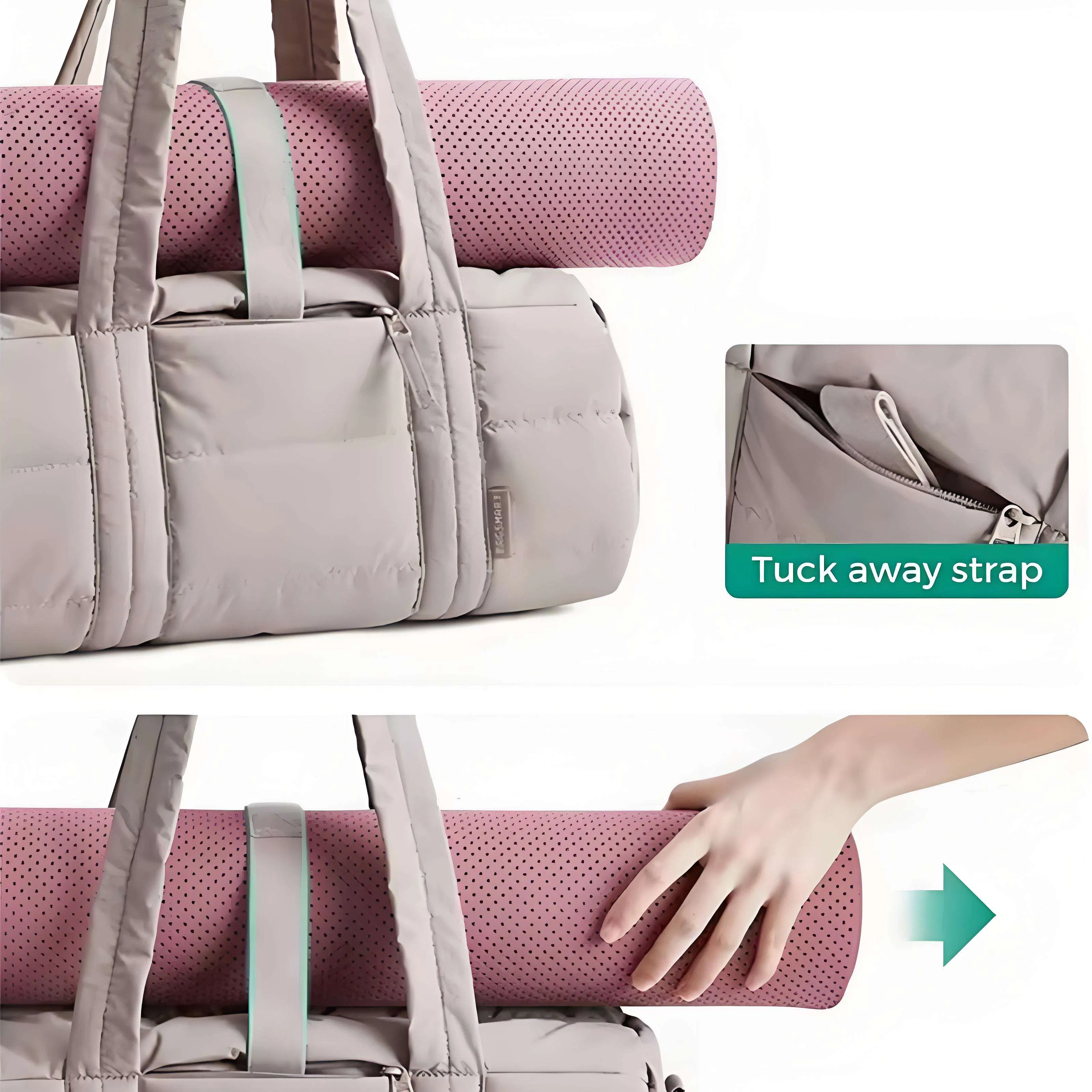 Custom Yoga Mat Gym Tote Bag view 3