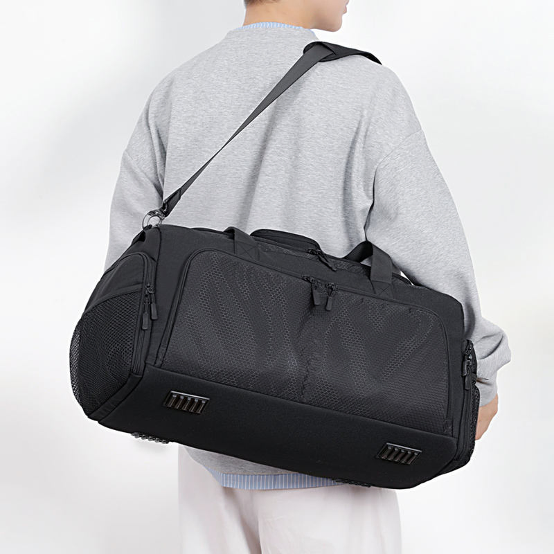 Custom Shoe-Compartment Yoga Travel Bag view 5