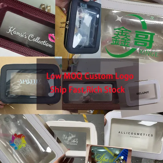Custom Clear PU & PVC Cosmetic Case product view 6