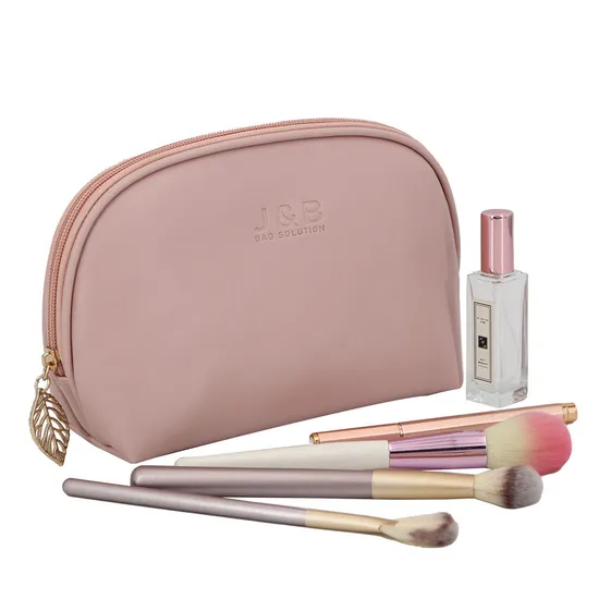 CR1372 Custom Pink PU Cosmetic Bag