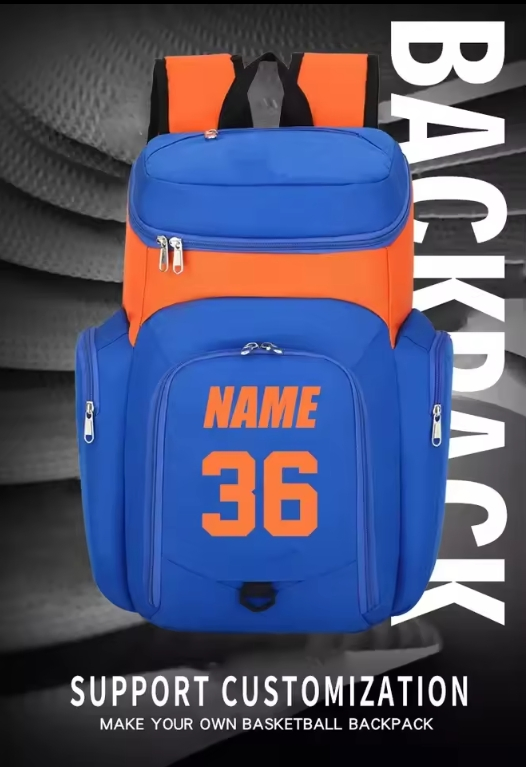 Custom Roll-Top Sports Backpack view 3