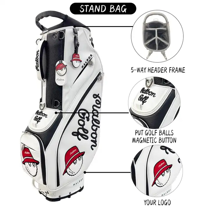 Custom PU Golf Stand Staff Bag view 5