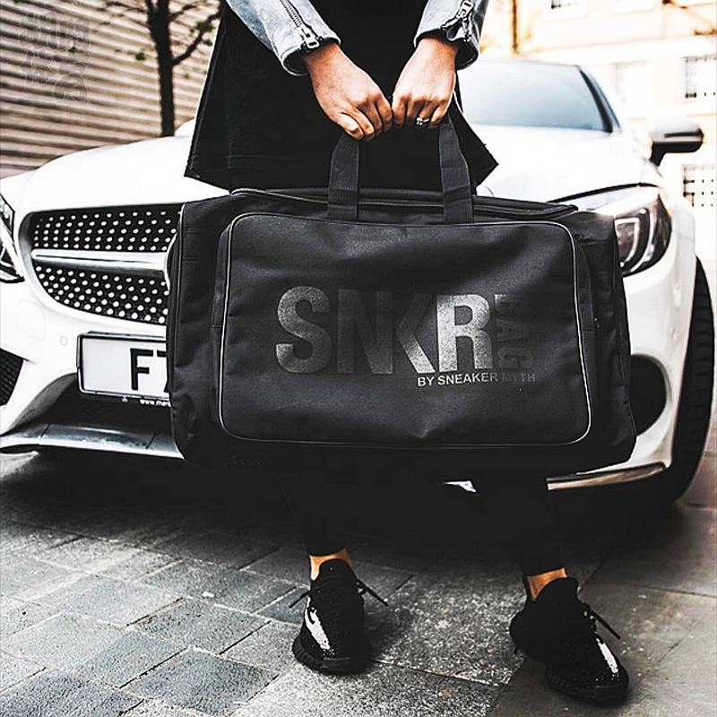 Custom Men's Sneaker-Compartment Duffel view 6