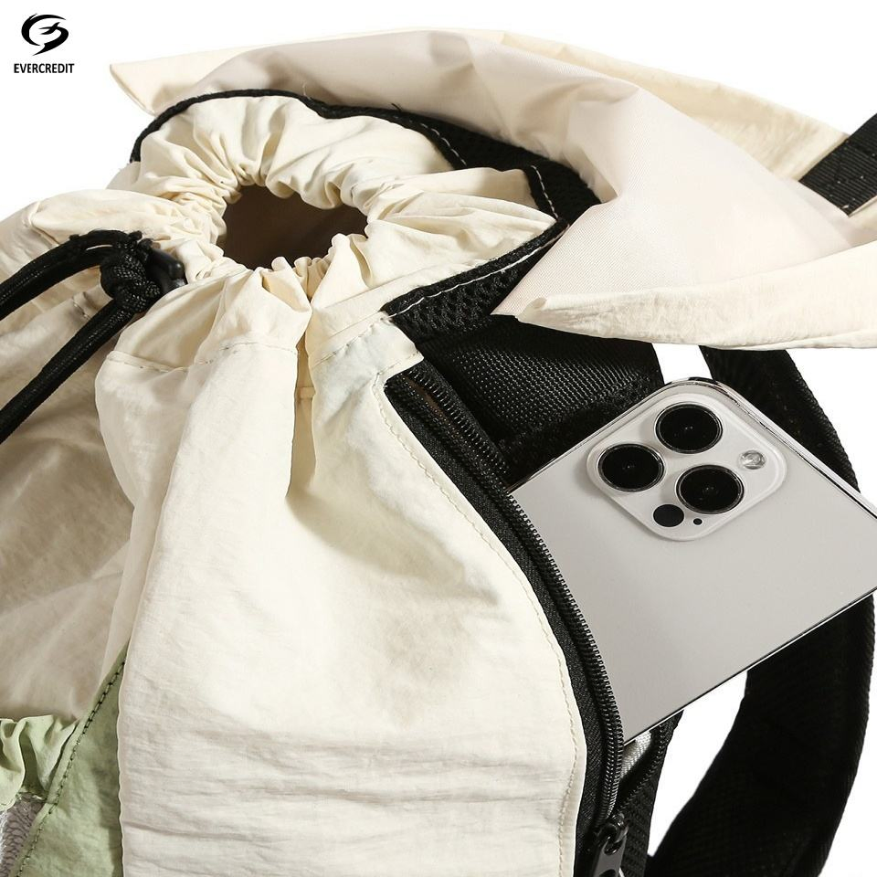 Custom Drawstring Nylon Laptop Backpack view 6
