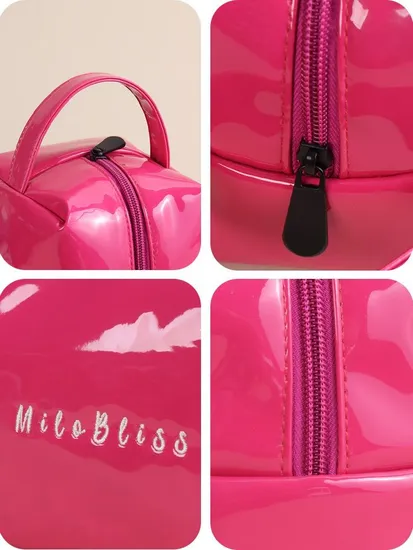 Custom Glossy Handle Cosmetic Bag product view 2