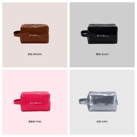 Custom Glossy Handle Cosmetic Bag product view 5