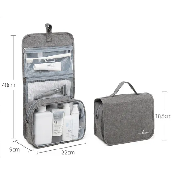 Custom Vegan Hanging Travel Cosmetic Bag product view 2
