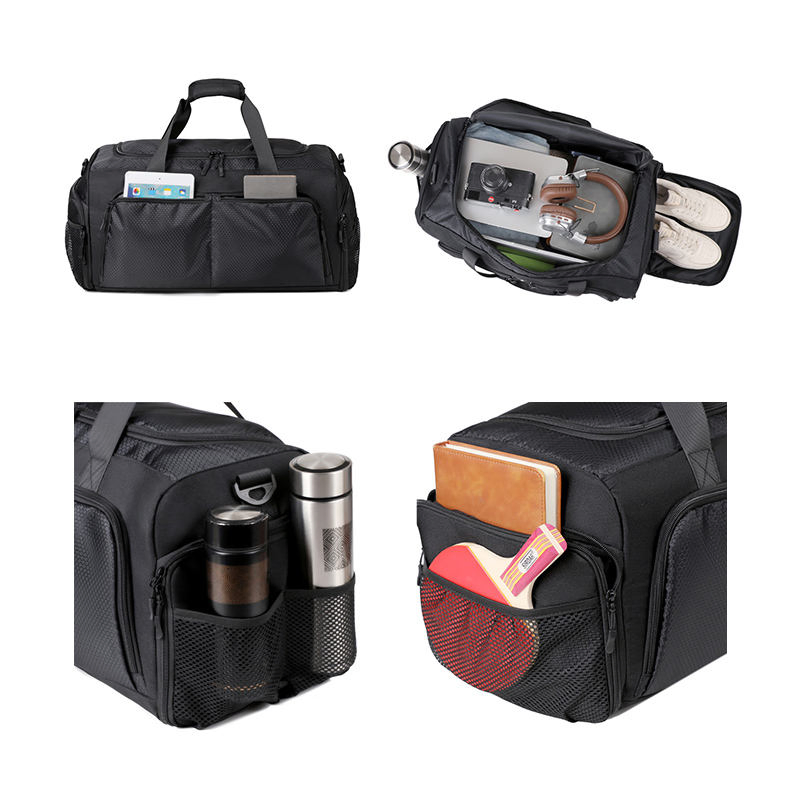 Custom Shoe-Compartment Yoga Travel Bag view 2