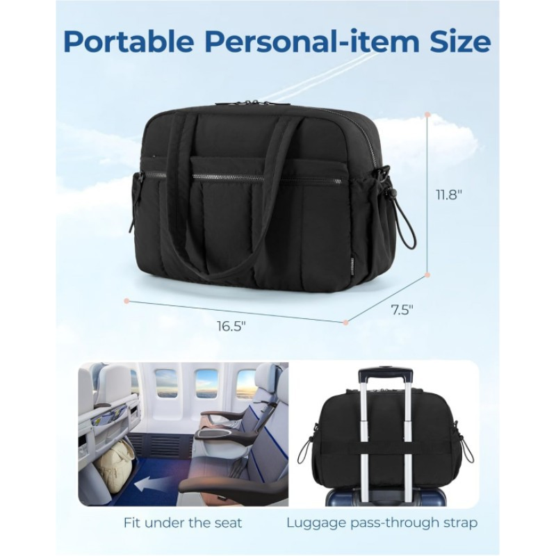 Custom Wet-Pocket Weekender Duffel view 4