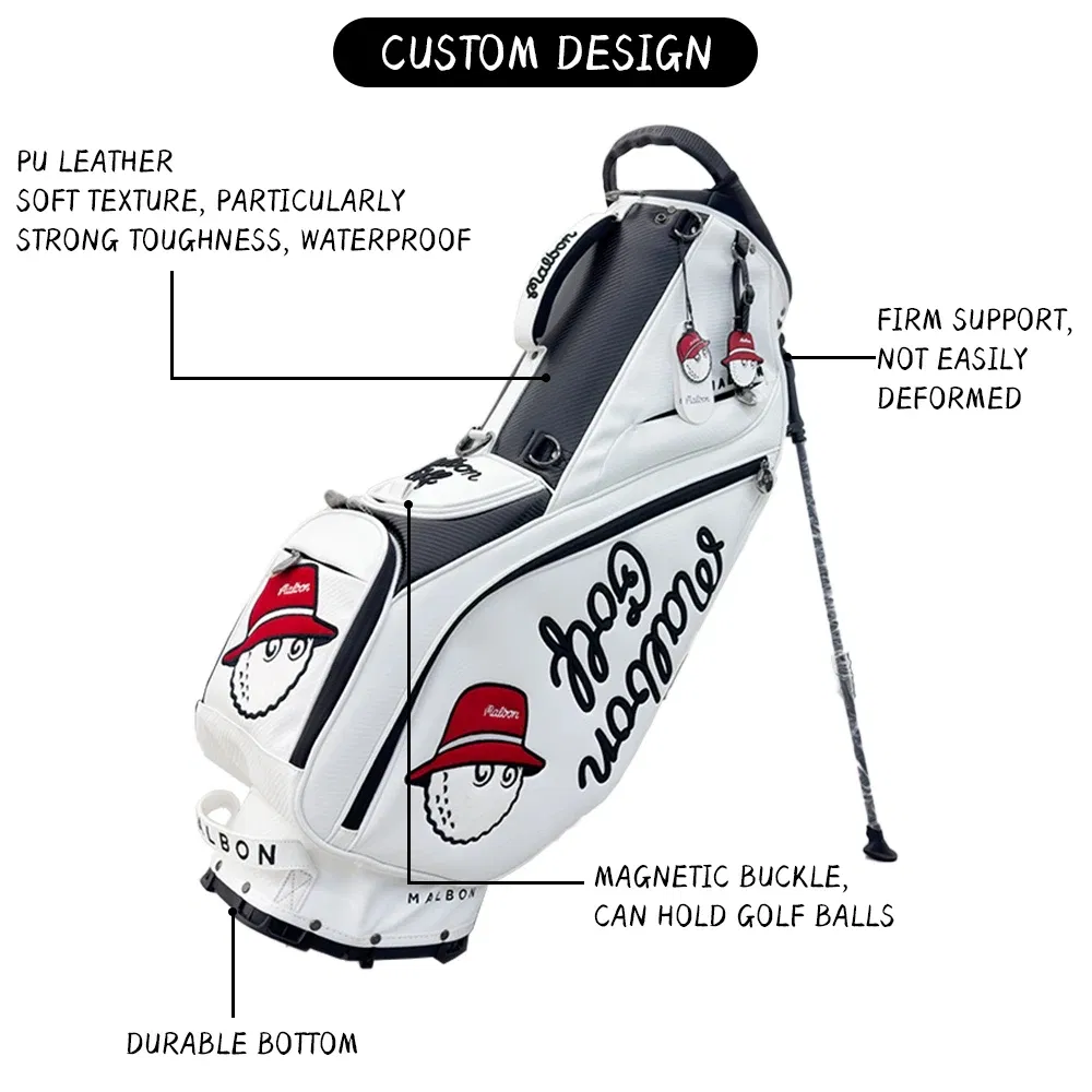 Custom PU Golf Stand Staff Bag view 3