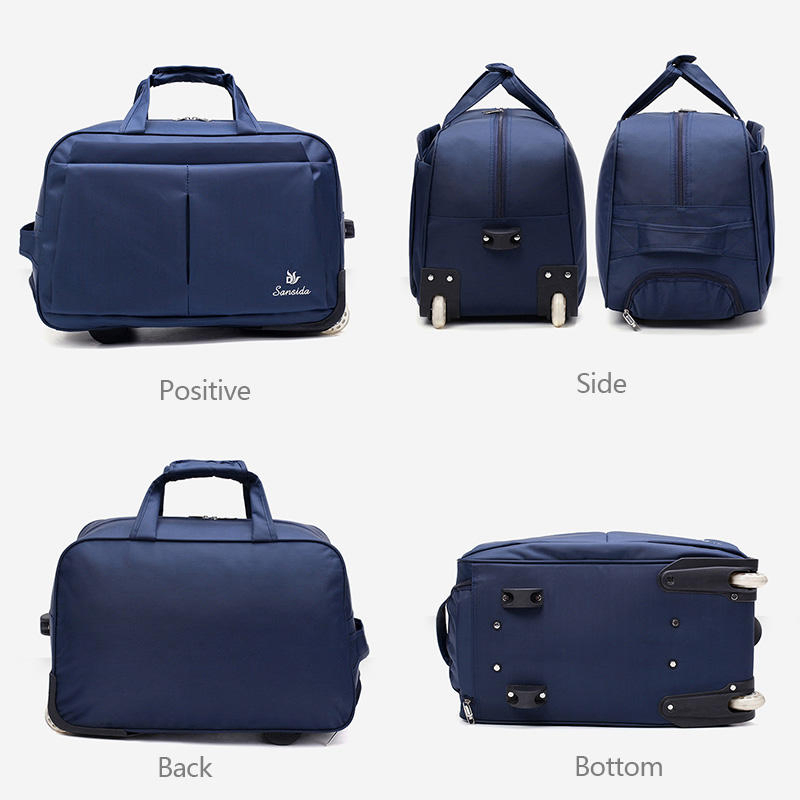 Custom Folding Wheeled Travel Bag view 6