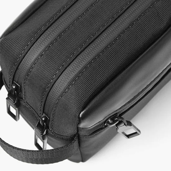 Custom Dual-Compartment PU Toiletry Bag view 3
