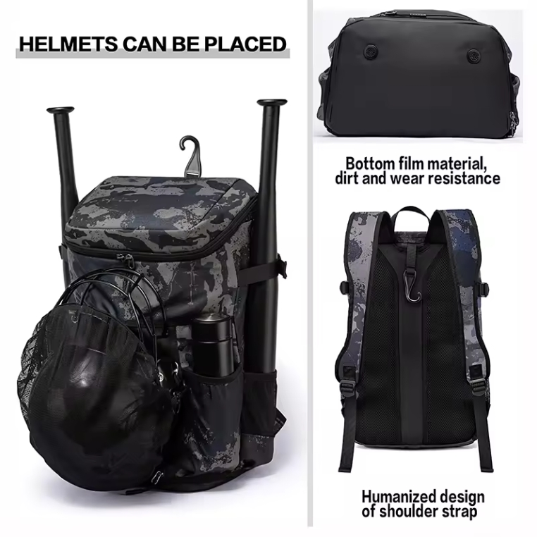 Custom Multi-Sport Baseball Equipment Backpack view 5