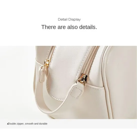 Custom Double-Zipper PU Cosmetic Bag product view 5
