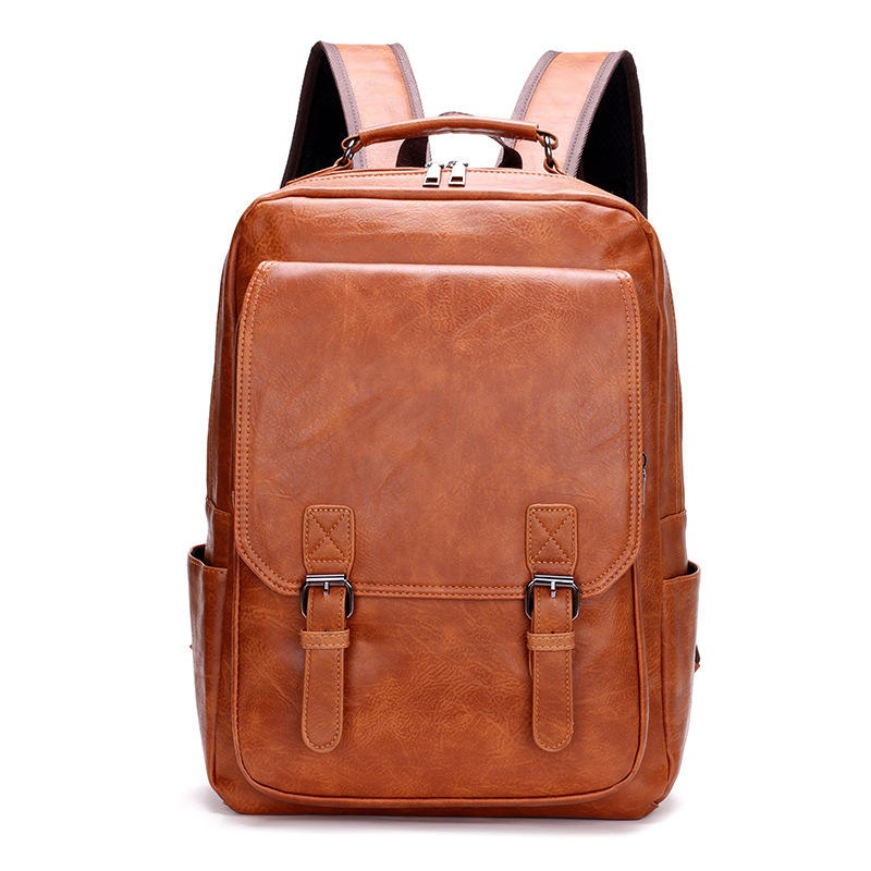 Custom Unisex PU Student Laptop Backpack view 6