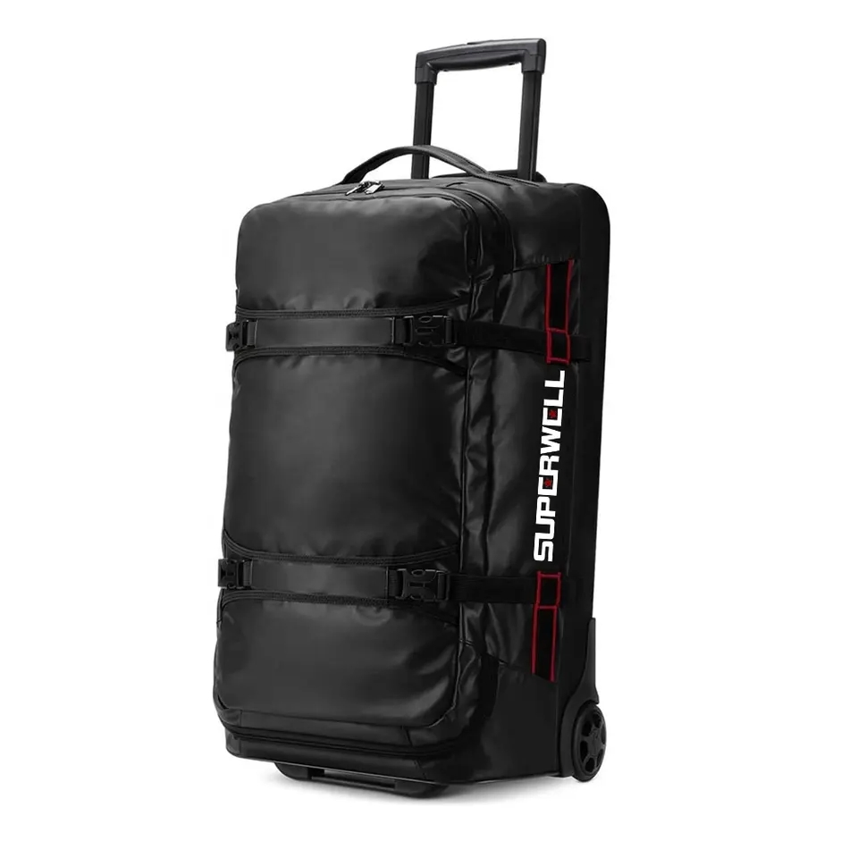 Custom 70L Rolling Trolley Duffel view 3