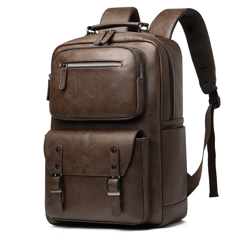 Custom PU Business Laptop Backpack view 2