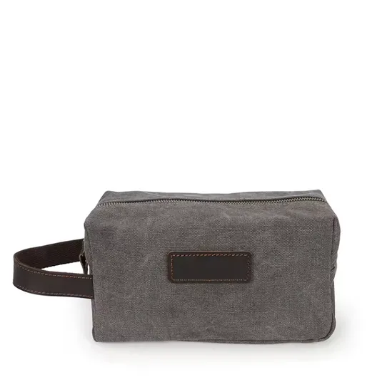CR602 · Canvas cosmetic pouch