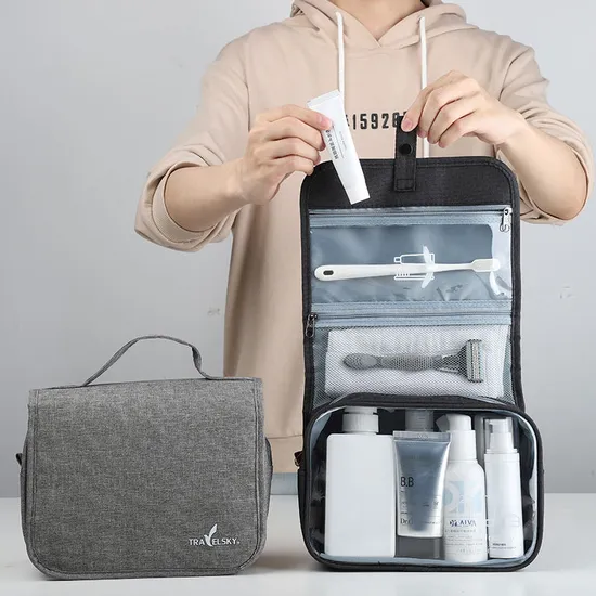 Custom Vegan Hanging Travel Cosmetic Bag product view 5