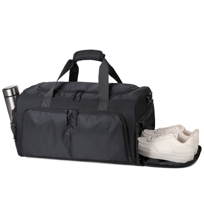 Custom Shoe-Compartment Yoga Travel Bag view 4