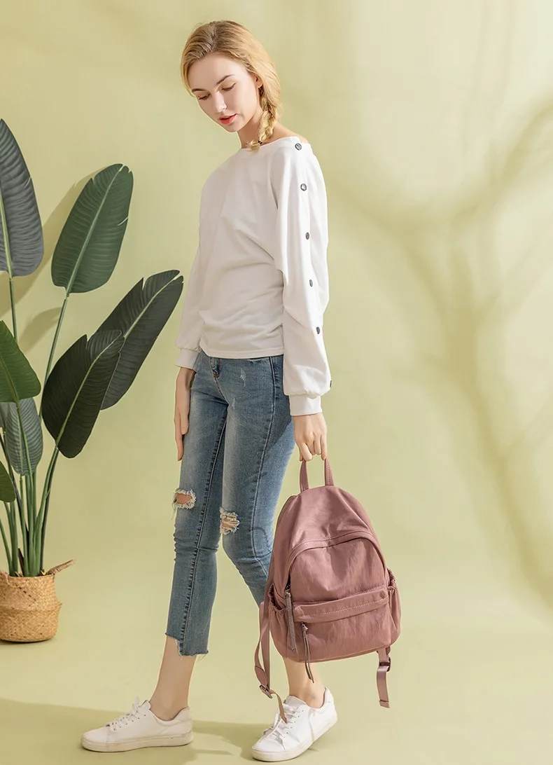 Custom Women's Oxford Travel Backpack view 2